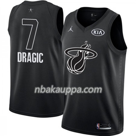 Miami Heat Goran Dragic 7 2018 Kaikki tähti Jordan Brand Musta Pelipaidat Swingman - Miesten